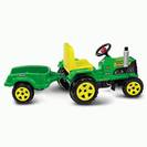 טרקטור פדלים + עגלה דגם Farmer לגילאי 2-4 תוצרת איטליה