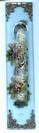 Roses Mezuzah with filligree corners