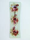 Roses glass mezuzah