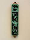 Dove two tone mezuzah case