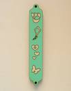 Kite,hearts,butterfly-Turquoise Mezuzah