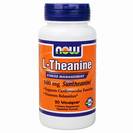L-Theanine - Now, להרגעה ולהפרשה של סרוטונין במוח, 90 כמוסות