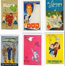 Vintage Israeli poster 6 Magnets Package2