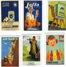 Vintage Israeli poster 6 Magnets Package3