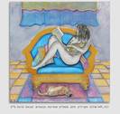 Room, Woman, Cat