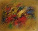 Abstract colors Israeli painter Israel painting