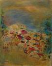 Jaffa view Israeli painter Israel painting