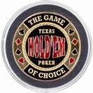 מגן קלפים  זהוב Texas Hold