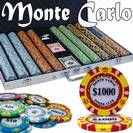 מזוודת פוקר 1000 MONTE CARLO POKER CLUB משקל 13.5 גרם